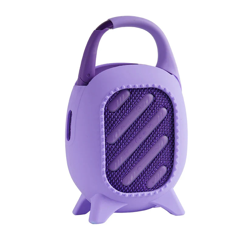 Silicone Protective Case for JBL Clip 5 – Shockproof, Dustproof Carrying Cover with Stand-Up Design for Portable Bluetooth Speaker