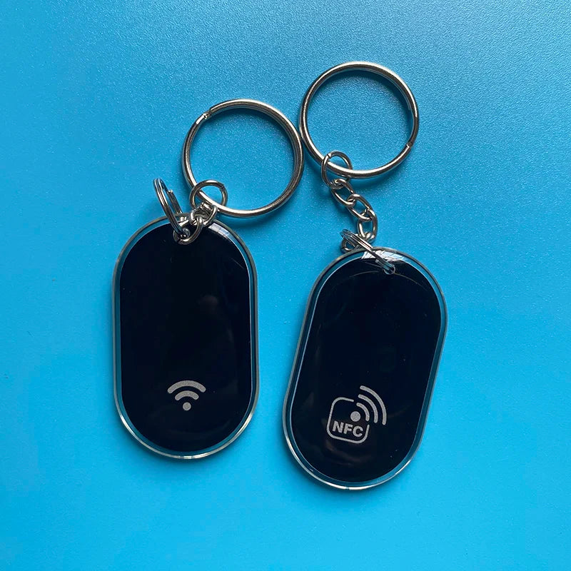 13.56MHz NFC213 Chip Keychains – 144Bytes RFID TAG ISO14443A NFC Key Fobs for All NFC-Enabled Phones