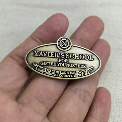 X-Hero Enamel Brooch - Movie-Inspired Metal Badge for Fans, Collectors and Gift Decoration