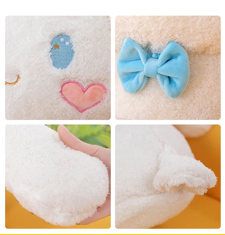 Sanrio Kawaii Cinnamon Roll Plush – Super Soft Large PP Cotton Pillow for Kids, Baby Sleep & Birthday Gift