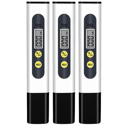 TDS Meter Digital Water Tester - 0-9990ppm Drinking Water Quality Analyzer for Aquariums, Hydroponics & Pools