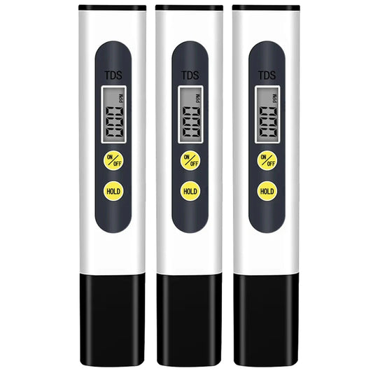 TDS Meter Digital Water Tester - 0-9990ppm Drinking Water Quality Analyzer for Aquariums, Hydroponics & Pools