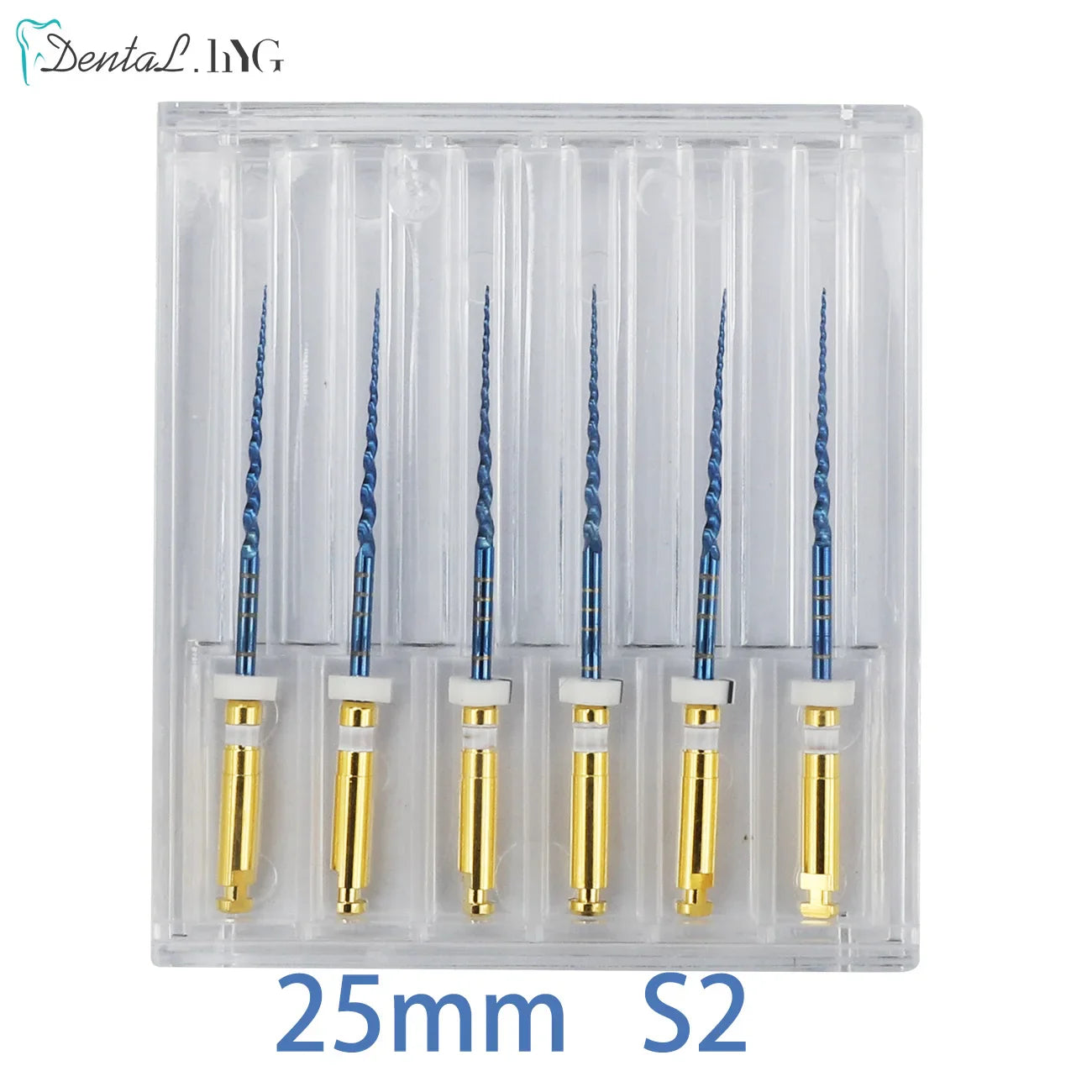 Dental SX-F3 Blue Nitinol Rotary Files – Universal Endodontic Engine Tool for Root Canal Treatment