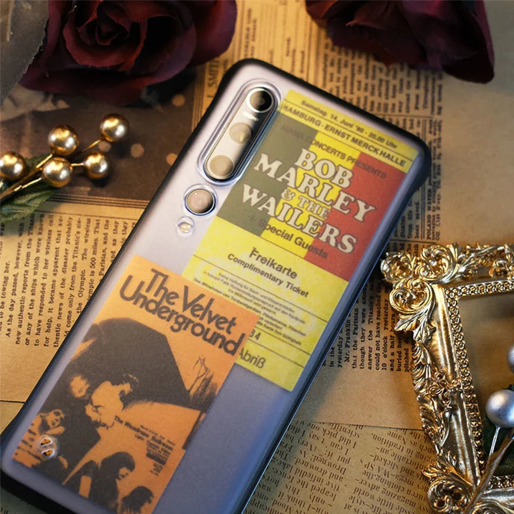 Rock Music Ticket Graffiti Stickers - 10/20/43PCS Retro Band Waterproof Decals for Guitar, Car & DIY Decor