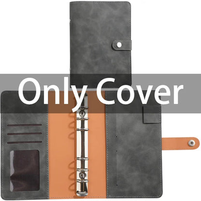 A6 PU Leather Budget Binder Set – Cash Envelopes System, Pockets, Money Organizer, Bill Saving Accessories