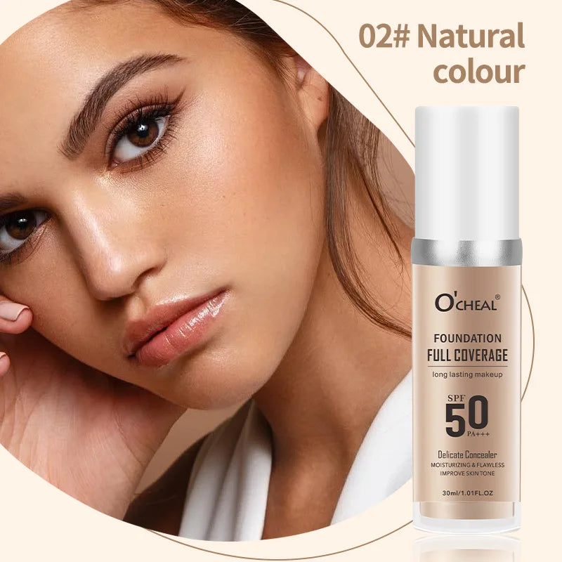 Color Changing Liquid Foundation – Concealer, Face Primer, Long-Lasting Moisturizing BB Cream Base Makeup for Women