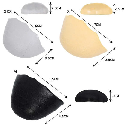 Anti-Sliding Toe Pads – Cuttable PU Foam Toe Plugs & Front Foot Insoles (Shoe Size Reducing Inserts, Soft Accessories)