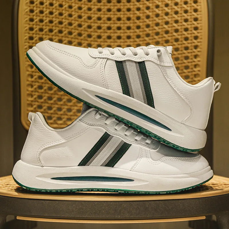 2024 New Men’s Casual Shoes – Fashionable Comfort Mesh Platform Sneakers for Outdoor Sports & Tennis