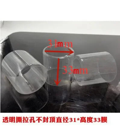 100PCS Wine Bottle Heat Shrink Capsules – Shrink Film Caps for Straight Mouth Bottles Wine Sealing Wrap