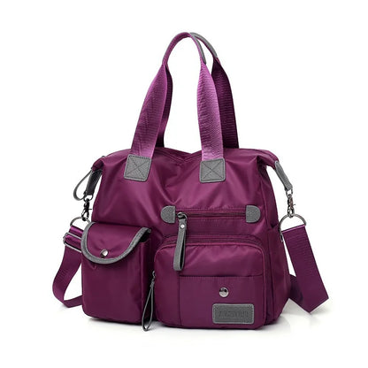 New Fashionable Minimalist Nylon Crossbody Bag - Waterproof, Multi-Functional, Large Capacity with Zipper for Women, Ideal for Travel