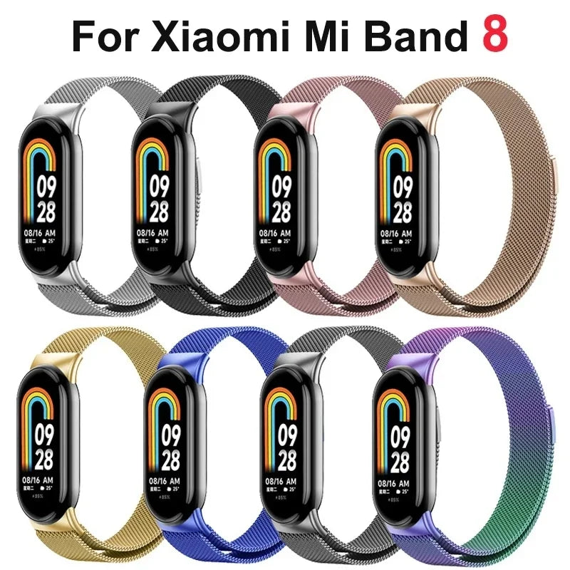 Milanese Loop Strap for Xiaomi Mi Band 8 NFC & Mi Band 9 – Replacement Bracelet Accessory