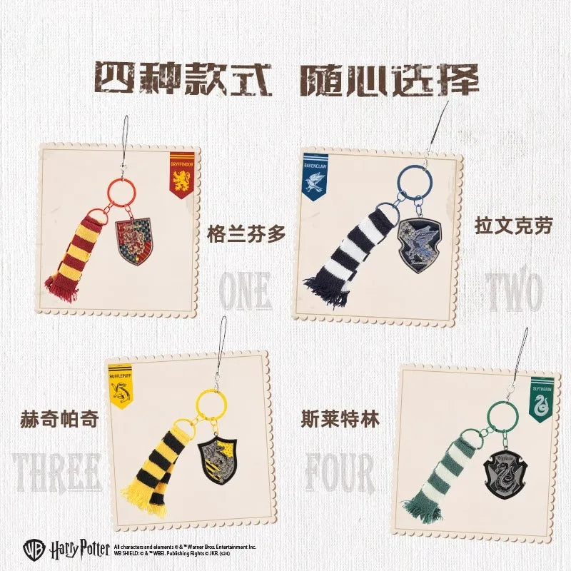 Original Harry Potter Gryffindor Scarf Keychain – Preppy Style Mobile Chain Bag Ornament Gift