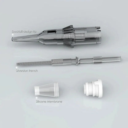 Thunderlord 20PCS 1R Tattoo Needle Cartridges – Round Liner with Membrane System for Permanent Makeup & Universal Machines