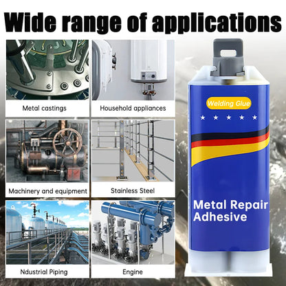 2-in-1 Metal Repair Paste – High Strength Cold Welding Glue & AB Casting Sealant for Metal Defects