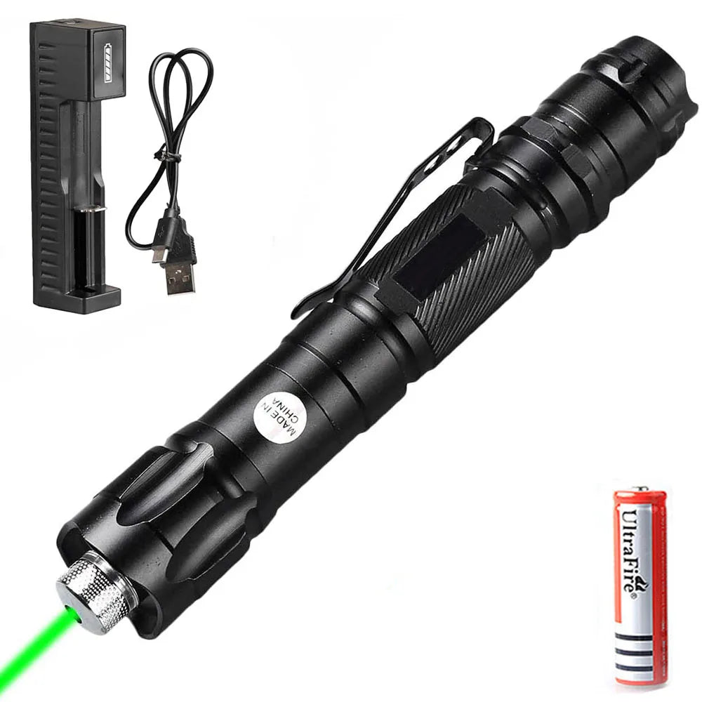 Green Light 009 Laser Pointer – Interactive Pattern LED Cat Toy with Battery, Cute Animated Pet Exercise Laser Pen Toy for Cats