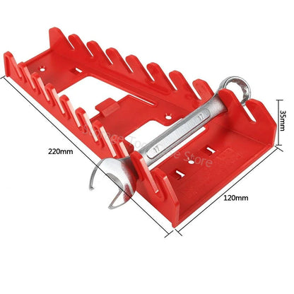 Plastic Wrench Organizer Tray – Tool Rack Holder for Spanners, Sockets & Standard Wrench Storage