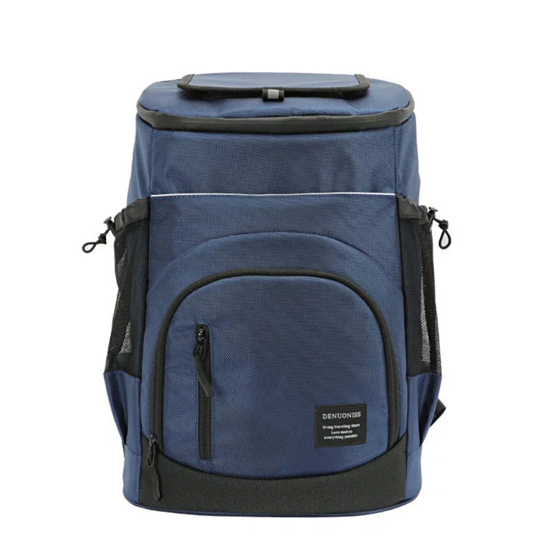 30L Insulated Cooler Backpack - Soft Thermal Food & Beverage Bag for Beach, Travel, Camping & Outdoor Use