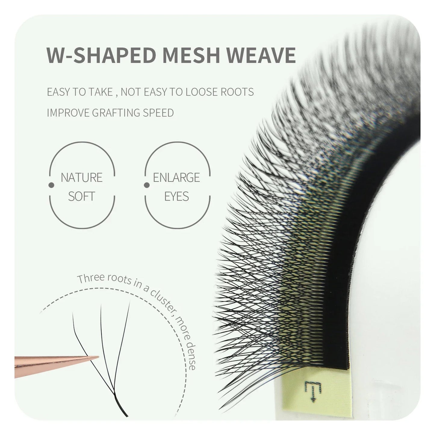 ANNAFRIS Premade Volume Lash Fans – YY 3D 4D 5D W-Shaped Automatic Flowering Mink Eyelash Extensions, Soft & Dense