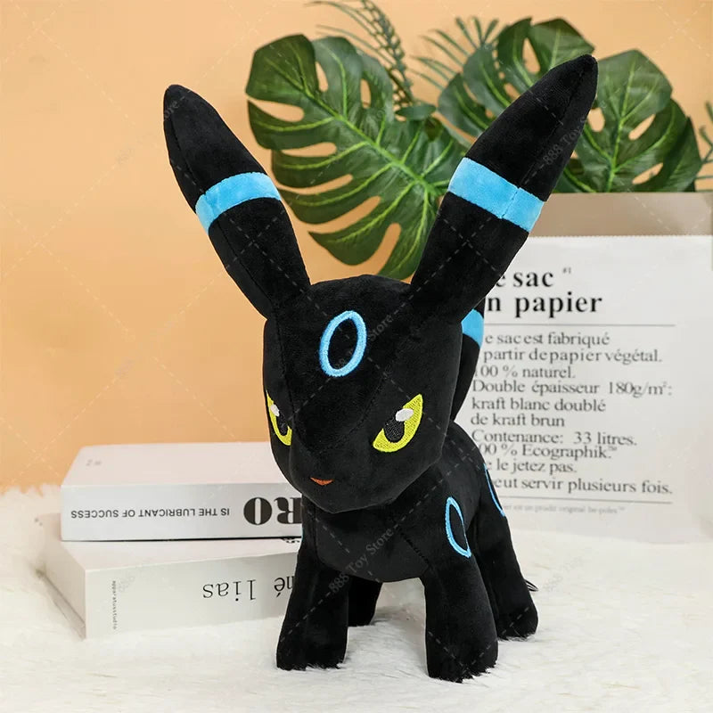 31cm Pokémon Plush – Shiny Umbreon Soft Stuffed Anime Doll | Eevee, Sylveon, Vaporeon, Flareon Collectible Toy