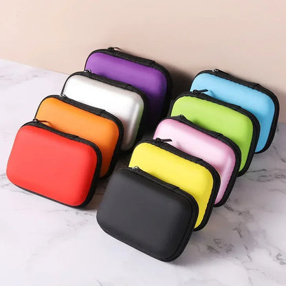 Sundries Travel Storage Bag – Zipper Case for Earphones, Portable Cable Organizer, Electronics Charging Storage