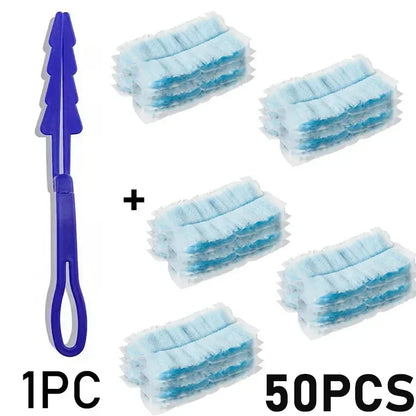 Replacement Microfiber Duster Heads – 10-60pcs Disposable Short Dusters for Home & Office Cleaning, Blinds & Surfaces