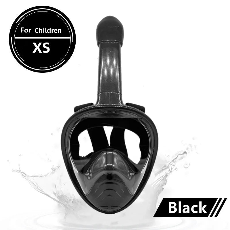 Full Face Scuba Diving Mask - Anti-Fog Waterproof Snorkeling Mask for Adults & Kids