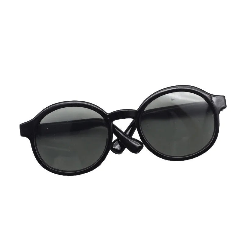 6.5cm & 9cm Transparent Plastic Glasses – Sunglasses for 1/8, 1/6, 1/3, 1/4 BJD Dolls, Labubu, MSD, SD, EXO Plush