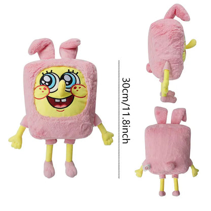 Anime Spongebob SquarePants Plush Toys – Patrick, Squidward, Mr. Krabs & Gary Stuffed Cartoon Toys, Birthday Gift for Kids
