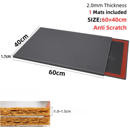 Puff Pastry Baking Tray – Rectangular Perforated Mille Feuille Pan for Oven & Bread