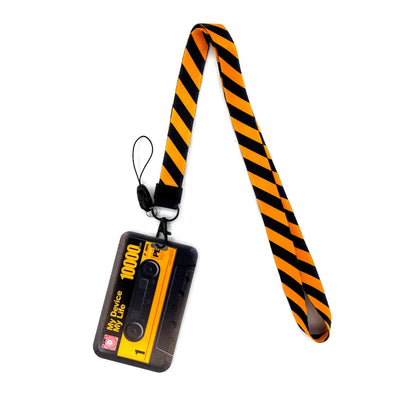 Vintage Tape ID Card Holder with Hanging Rope – Mobile Phone & Chest Card Lanyard