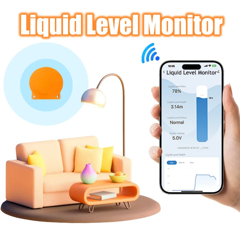 Moray ME201W Intelligent Remote Water Tank Level Sensor – Smartphone-Controlled Full Alarm System & Controller