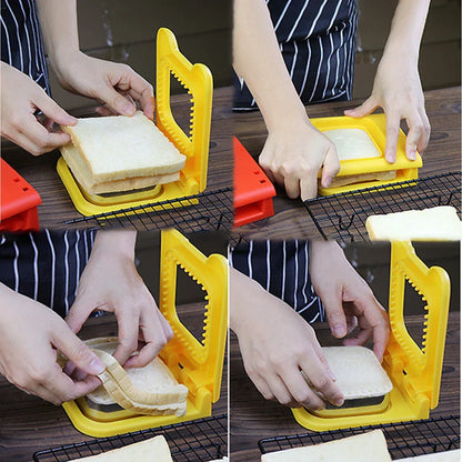 DIY Sandwich Cutter Bread Mold - Versatile Toast Maker for Kitchen, Perfect for Cake, Cookie Cutting, and Breakfast Desserts