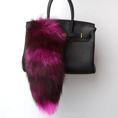 Cute Fluffy Bunny Fur Keychain – Plush Pom Pom Bag Charm and Car Key Ring with Hair Bow