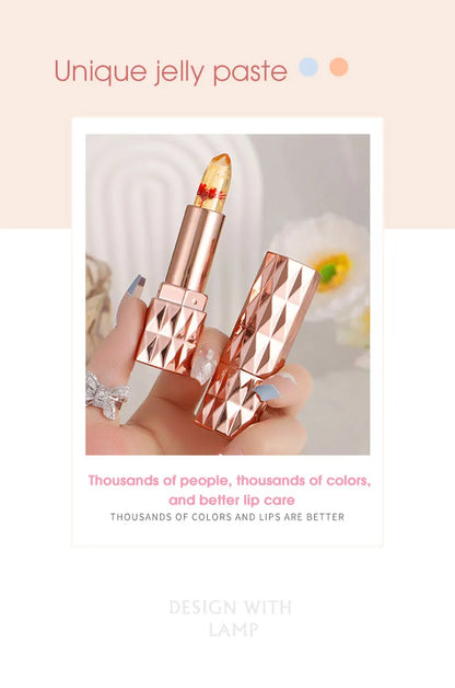 Jelly Color-Changing Lipstick – Warm, Long-Lasting Moisturizing Lip Balm That Won’t Smudge