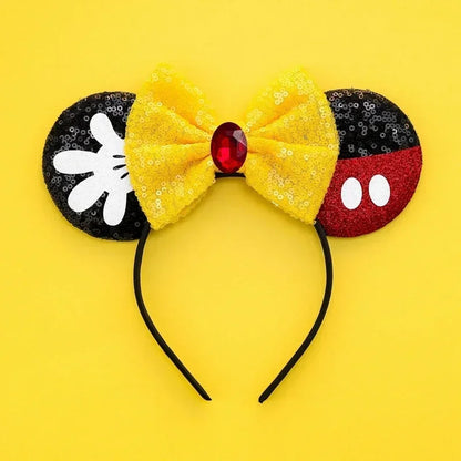 Toy Story Character Headbands - Sequin Bow, Woody, Buzz Lightyear & Alien Hair Accessories for Girls