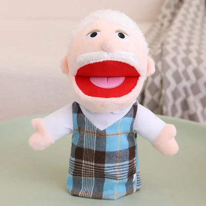 Kids Plush Finger Puppet Toys - 28-33cm Role Play Dolls for Bedtime Stories, Family Games & Creative Fun