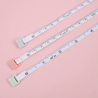 Portable 1.5m Soft Tape Measure – Mini Student Sewing Measuring Tool (1PC/15PCS) for Clothes, Fabric & DIY Use