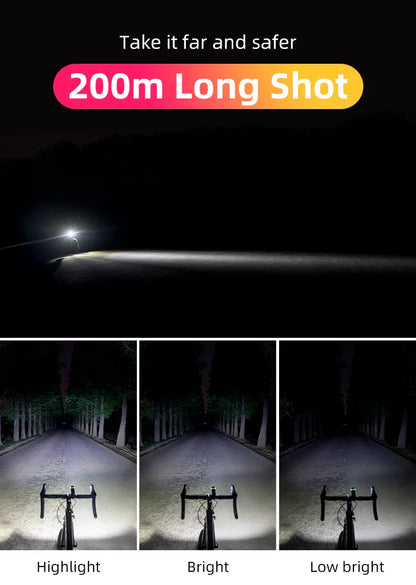 OFFBONDAGE 1000 Lumen Bicycle Light - USB Charging Bike Headlight & Power Bank | MTB & Road Highlight Flashlight for Handlebar