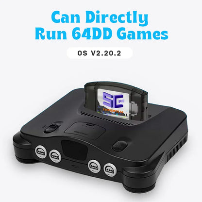 SC64 Open Source N64 Game Cartridge – 800-in-1 N64 Game Card with Free 16GB Card, 64DD Games Supported