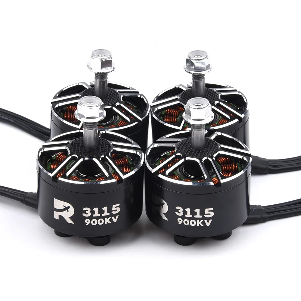 3115 900KV 3-6S Brushless Motor for RC Multirotor – X-Class FPV Freestyle Mark4 XL10 Frame Kit (9-10 inch)