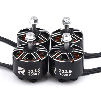 3115 900KV 3-6S Brushless Motor for RC Multirotor – X-Class FPV Freestyle Mark4 XL10 Frame Kit (9-10 inch)