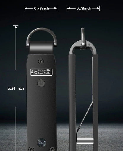 Key Organizer with Apple Find My — Built-In AirTag Holder, Holds 2–6 Keys, Car Keychain GPS Tracker (iOS Only)