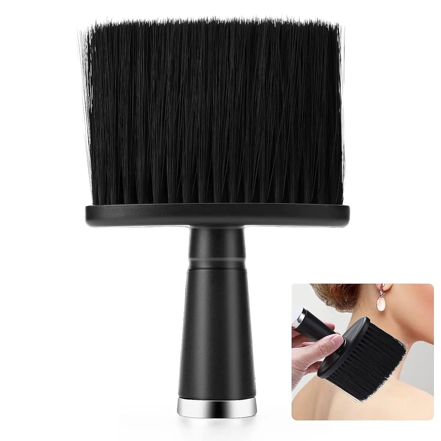 2/3-Piece Neck Dust Collector Brush Set – Hairdresser Salon Cleaning Brush for Blades & Hair Removal