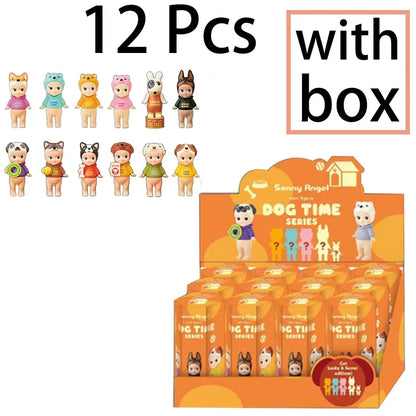 75-Style Kawaii Sonny Angel Mini Figure Blind Box – Dreaming Dogtime Collectible Doll for Kids & Fans