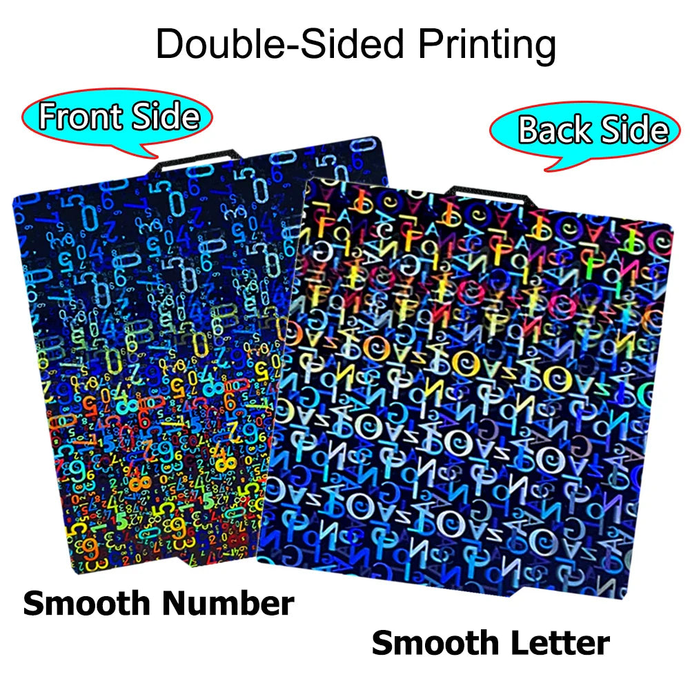 Smooth PEI Build Plate for Bambu Lab X1C, P1P, P1S & A1 – PEO/PET Heatbed Platform for 3D Printer Printing Surface