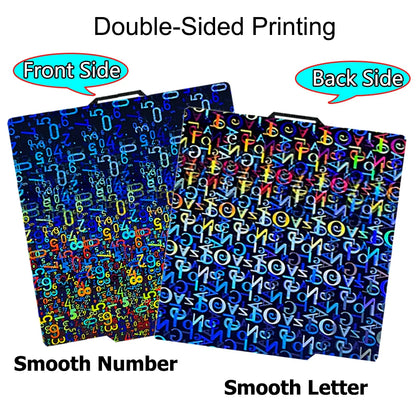 Smooth PEI Build Plate for Bambu Lab X1C, P1P, P1S & A1 – PEO/PET Heatbed Platform for 3D Printer Printing Surface