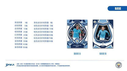 Daka 2024-2025 Football Trading Cards – Manchester City, Juventus, AC Milan, Inter Milan Official Box Gift