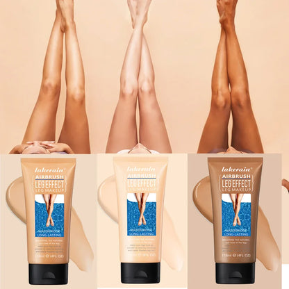 Leg Makeup Lotion – Waterproof Long-Lasting Body Foundation & Tanning Cream for Even Skin Tone, Medium Bronze