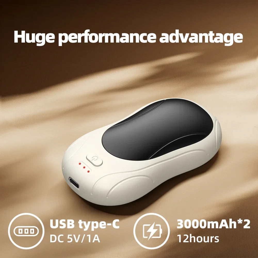 Xiaomi Magnetic Electric Hand Warmer – Portable Durable Heater with 3-Level Temperature Control