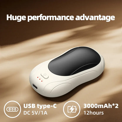 Xiaomi Magnetic Electric Hand Warmer – Portable Durable Heater with 3-Level Temperature Control